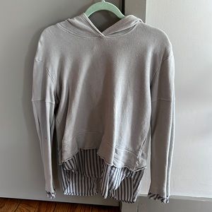 Gray Pullover Hoodie